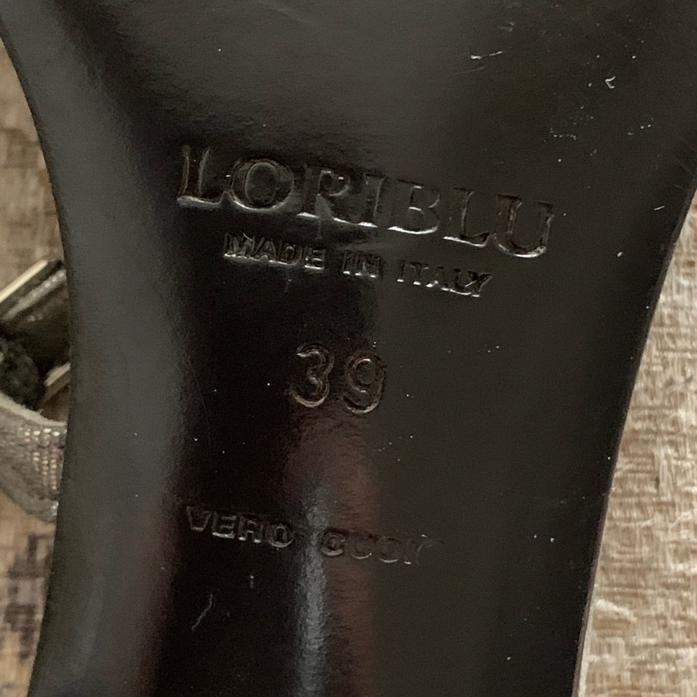 Loriblu made In Italy crystal strap sandals size 39 - Picture 14 of 15